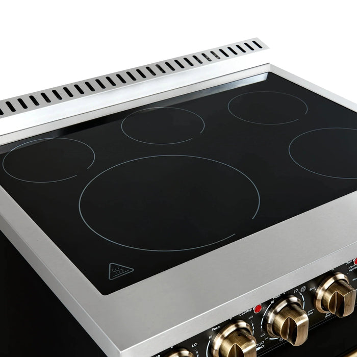 FORNO Paolo 30" Electric Range FFSEL6011-30BLK