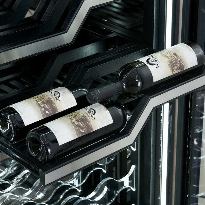 FORNO Abruzzo 48" 102 Bottle Dual Zone Wine Cooler FWCDR6611-48S