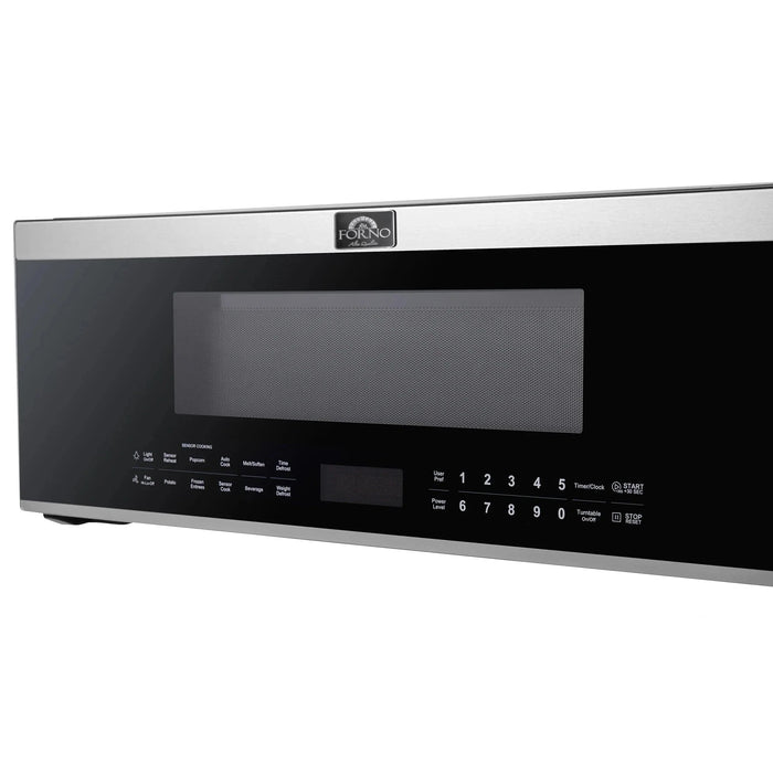 FORNO Padula 30"Over The Range Microwave in Stainless Steel, FOTR3080-30