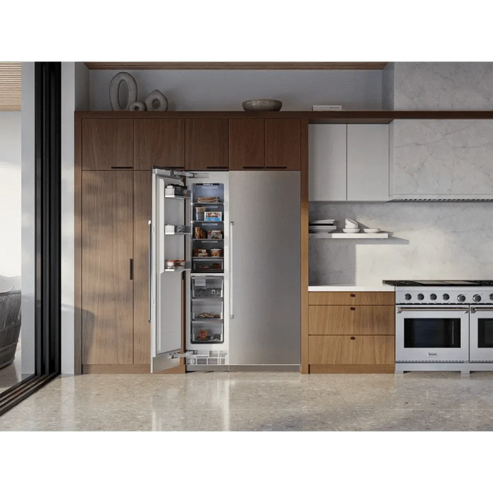 THOR Kitchen X-Series 18" Panel Ready Built-In Freezer XRF18CFZ-SS