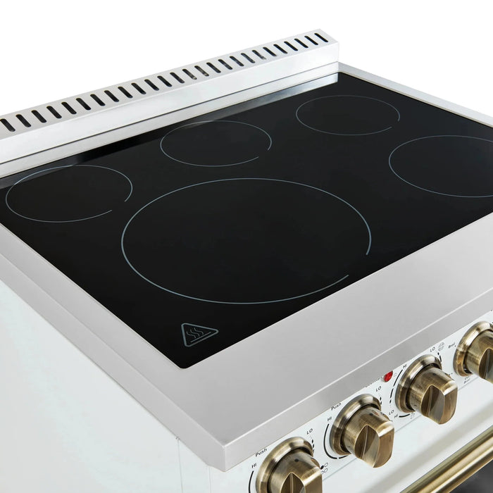 FORNO Paolo 30" Electric Range FFSEL6011-30WHT