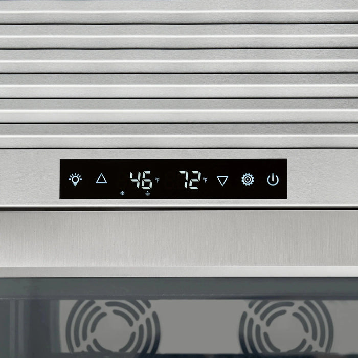 FORNO Abruzzo 48" 102 Bottle Dual Zone Wine Cooler FWCDR6611-48S