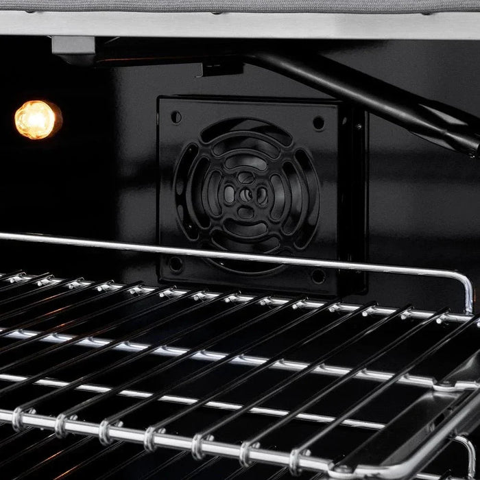 ZLINE 36"Paramount Dual Fuel Range Stainless Steel, Brass Burner, SDR-BR-3609K