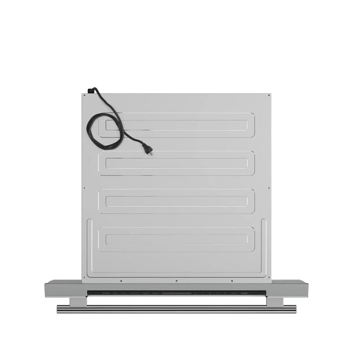 Forno 30" Microwave Drawer White with Antique Brass, FMWDR3000-30WHT