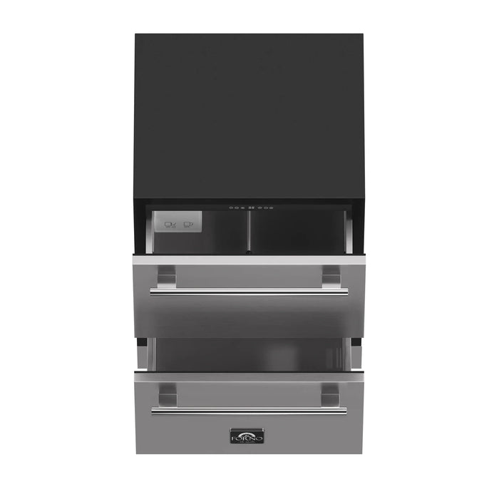 FORNO Cosenza 24" Built-In Indoor/Outdoor Drawer Freezer FDRBI1838-24S