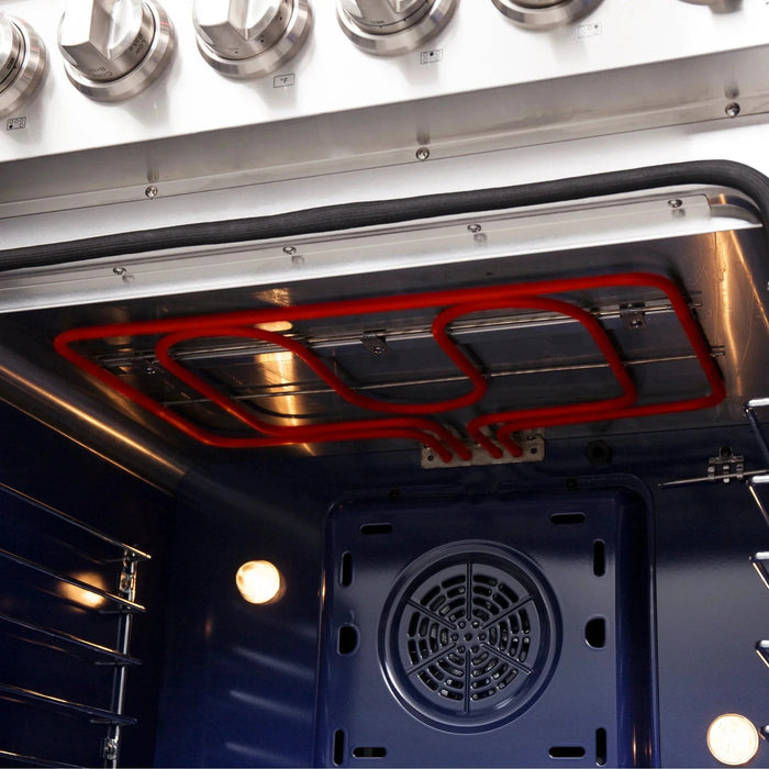 FORNO Massimo 30" French Door Electric Range FFSEL6955-30