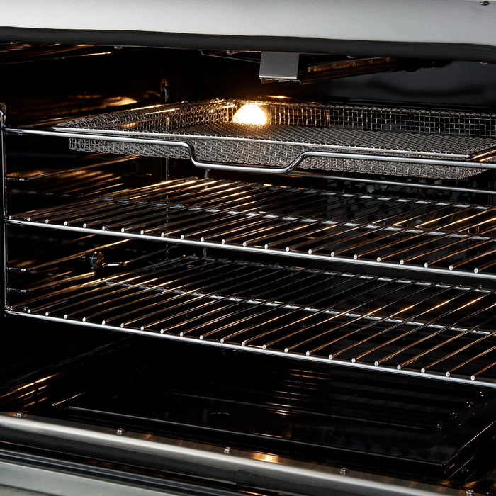 FORNO Giovanni 30" Gas on Gas Range FFSGS6274-30BLK