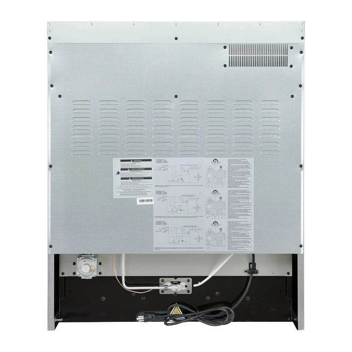 FORNO Marco 30" Gas on Gas Range FFSGS6277-30BLK