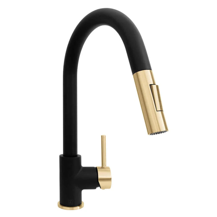 ZLINE Autograph Edition Gemini Pull Down Single Handle Kitchen Faucet GEM-KF-Z