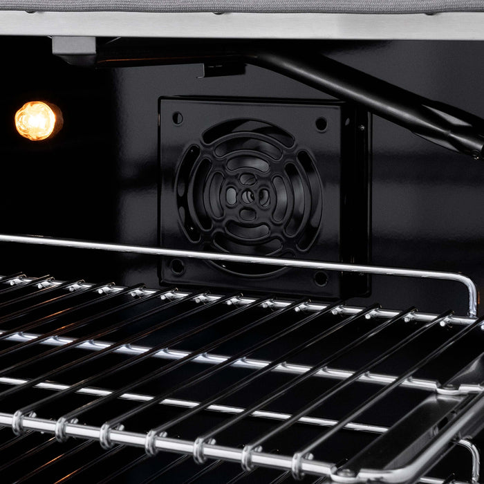 ZLINE 48"Paramount Dual Fuel Range Stainless Steel, Black Matte, SDR-BLM-4809K
