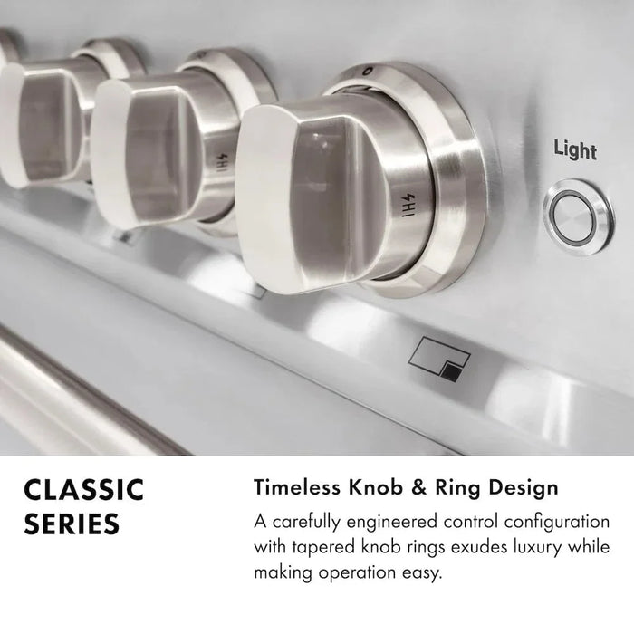 ZLINE 30" Dual Fuel Range, Gas Cooktop, Electric Convection Oven Stainless Steel, CDR30