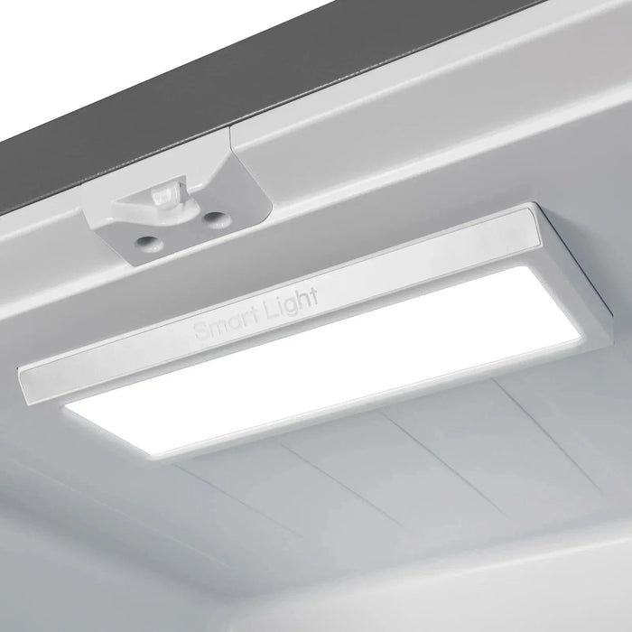 Forno Espresso Gallipoli 30"Door Refrigerator, Ice Maker in White, Antique Brass Handle FFFFD1974-31WHT