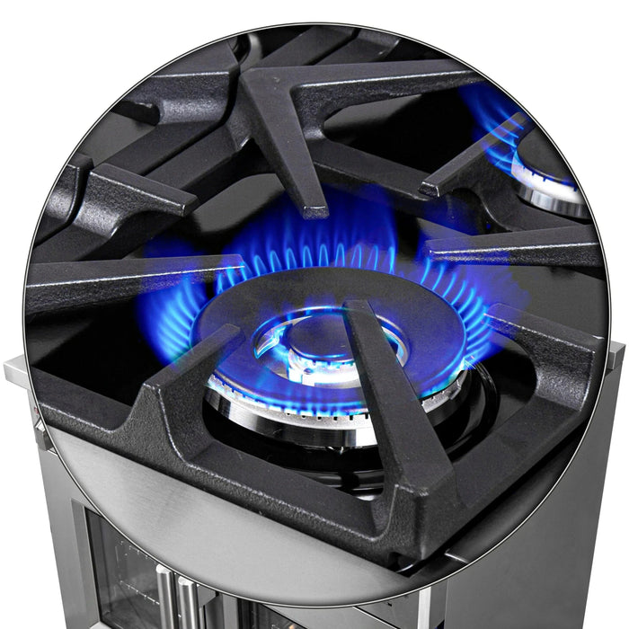 FORNO Massimo 36" French Door Gas on Gas Range FFSGS6439-36