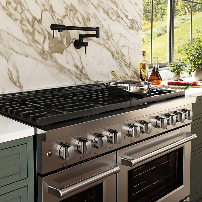 ZLINE 48" Paramount Dual Fuel Range DuoPro™ Cooktop, Dual Ovens PSDR4809K