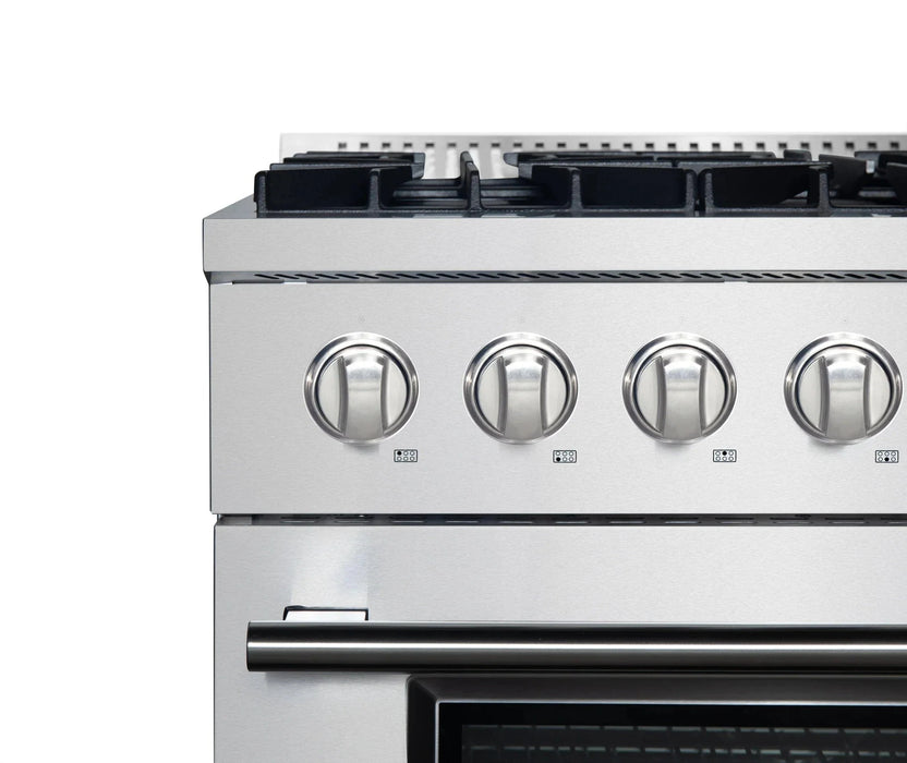 FORNO Marco 36" Dual Fuel Range FFSGS6197-36