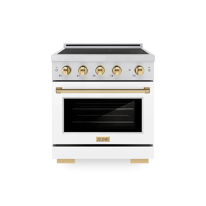 ZLINE Paramount Induction Range, Cooktop, Electric Convection Oven SINRZ-WM
