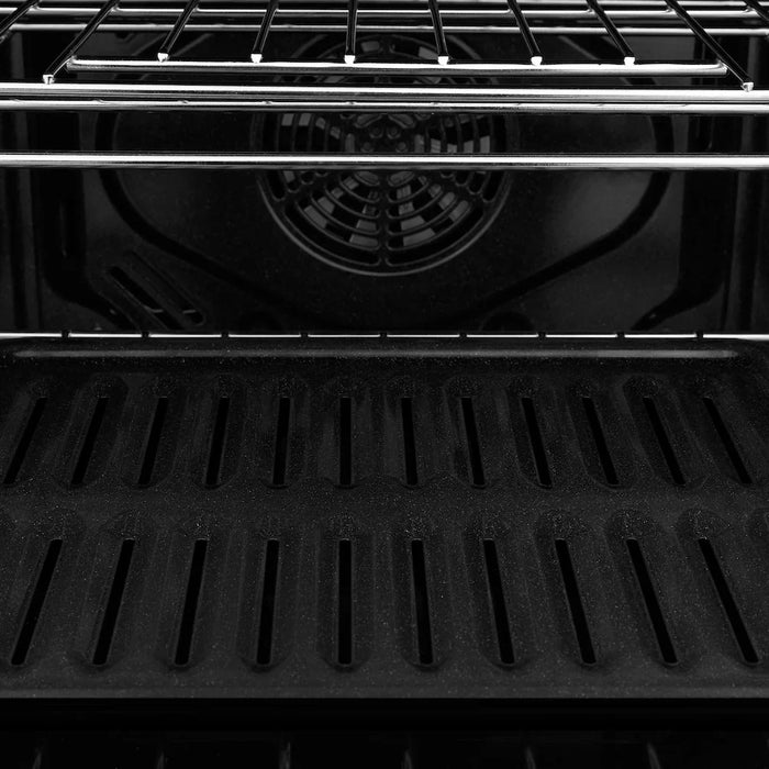 ZLINE Kitchen Package Refrigerator, Rangetop, Rangehood, Wall Oven, 4KPR-RTBRH30-AWS09K