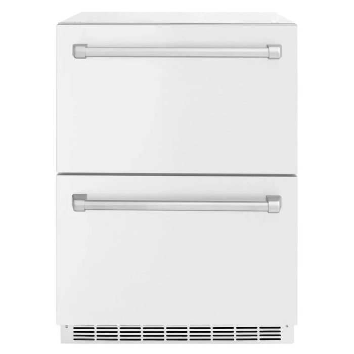 ZLINE 24" Touchstone 168 Can Outdoor-Rated Dual Refrigerator Drawer