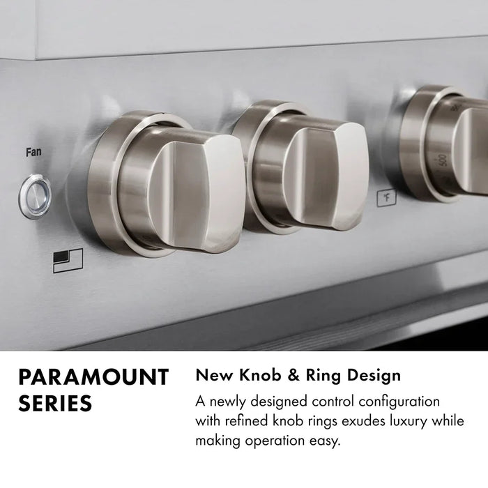 ZLINE 48" Paramount Dual Fuel Range DuoPro™ Cooktop, Dual Ovens PSDRSZ-48-CB09K