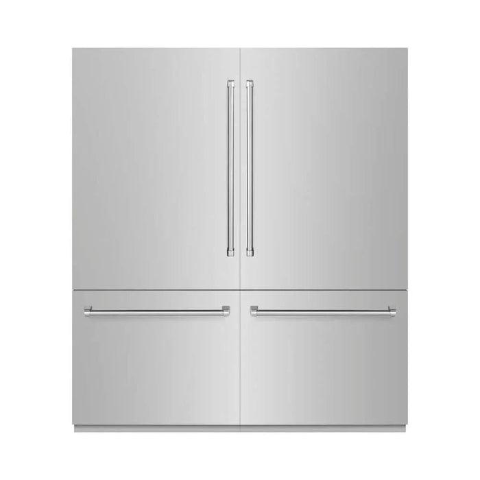 ZLINE 72" Built-In Bottom Freezer Refrigerator,Water Dispenser, Ice Maker, RBIT-304-72