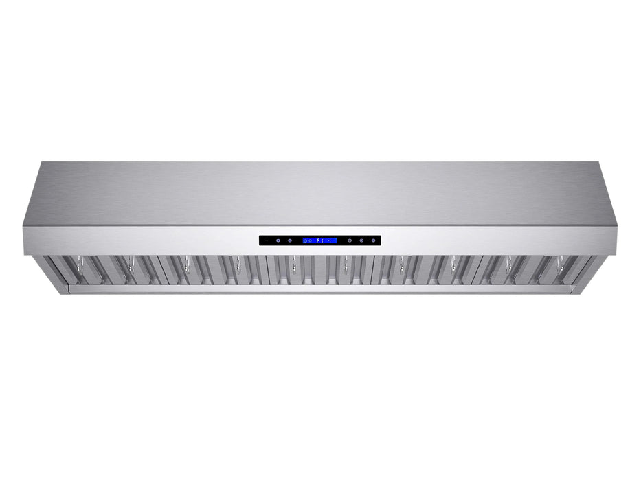 Forno 60'' 1000 CFM Wall Mount Range Hood Stainless Steel, FRHWM5030-60