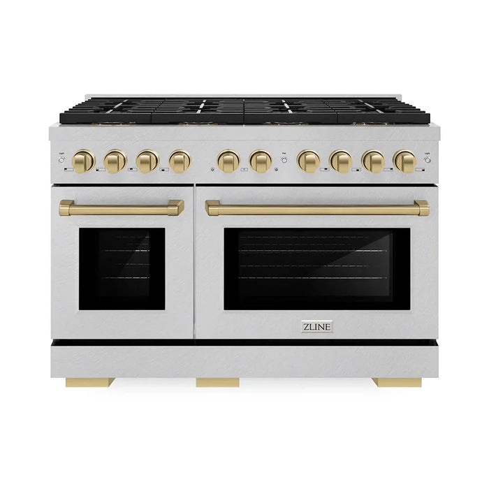 ZLINE 48" Paramount Dual Fuel Range DuoPro™ Cooktop, Dual Ovens PSDRSZ-48-CB09K
