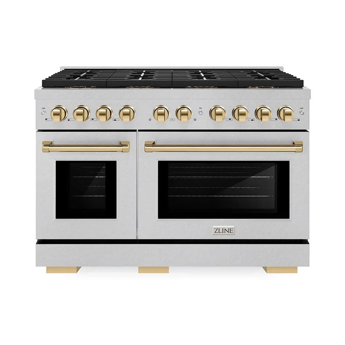 ZLINE 48" Paramount Dual Fuel Range DuoPro™ Cooktop, Dual Ovens PSDRSZ-48-G09K
