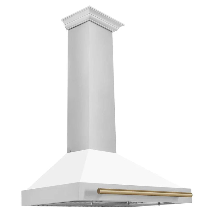 ZLINE 36" Autograph Stainless Wall Range Hood KB4STZ-WM36-CB09K