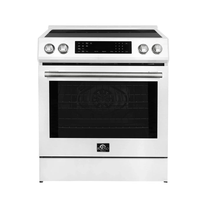 FORNO Espresso Donatello 30" Induction Range, FFSIN0905-30WHT