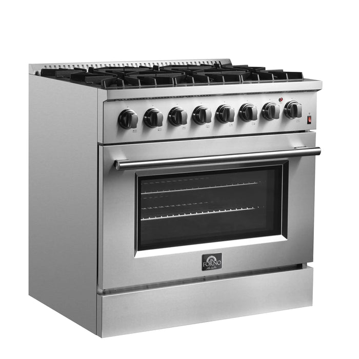 FORNO Marco 36" Dual Fuel Range FFSGS6197-36