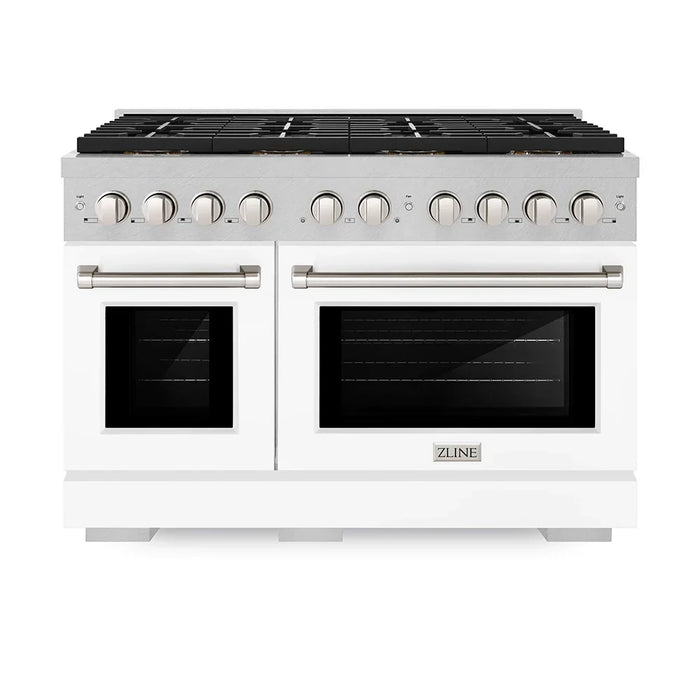 ZLINE 48" Paramount Dual Fuel Range DuoPro™ Cooktop, Dual Ovens PSDRS-WM-4809K