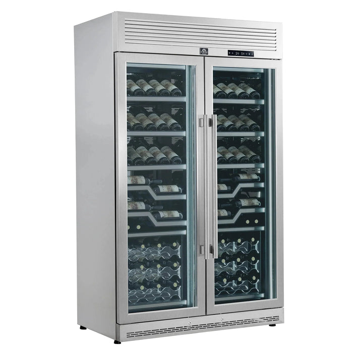 FORNO Abruzzo 48" 102 Bottle Dual Zone Wine Cooler FWCDR6611-48S
