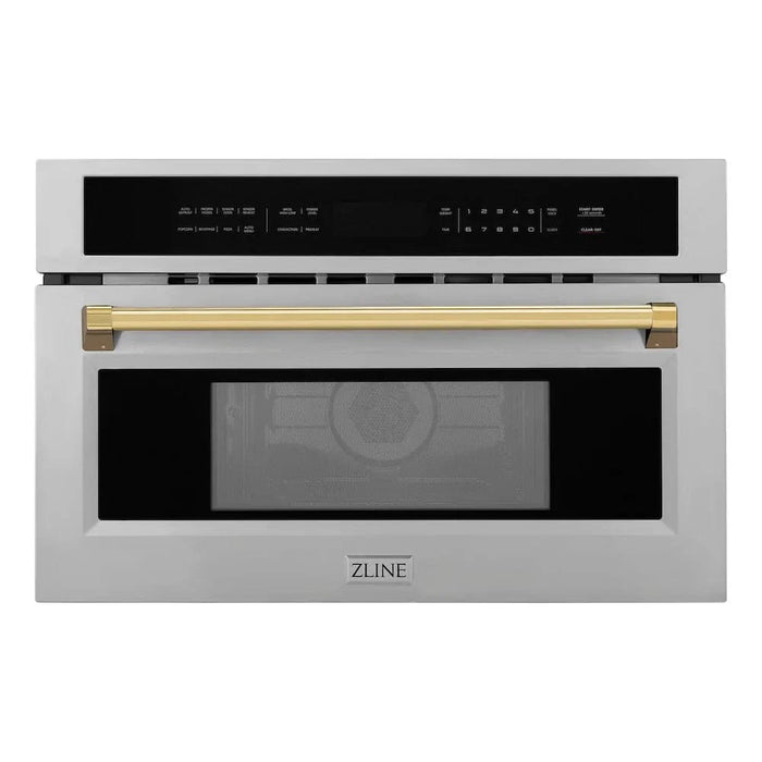 ZLINE 30” Convection Microwave, Stainless Steel, Gold MWOZ-30-G