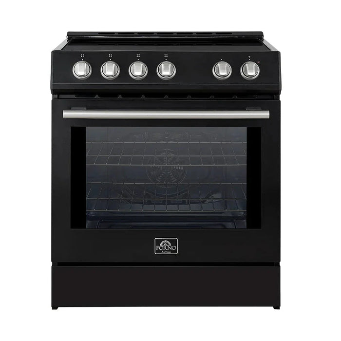 FORNO Espresso Leonardo 30" Induction Range FFSIN0982-30BLK