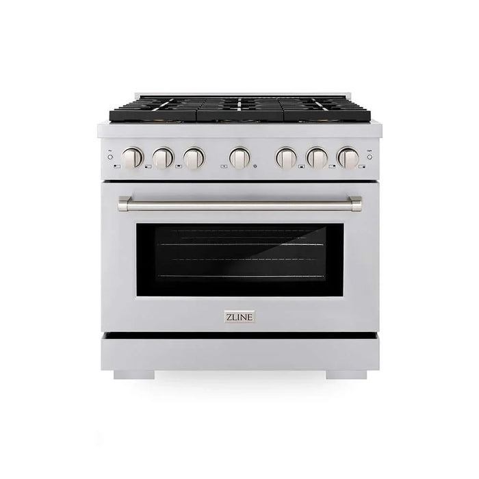 ZLINE 36" Paramount Dual Fuel Range DuoPro™ Cooktop, Electric Convection Oven PSDR3609K