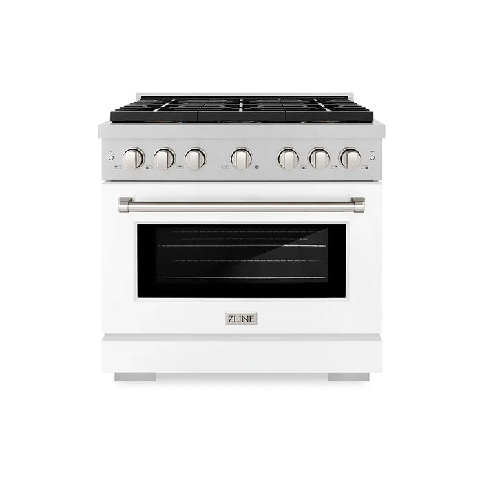 ZLINE 36" Paramount Dual Fuel Range DuoPro™ Cooktop, Electric Convection Oven PSDRS-WM-3609K