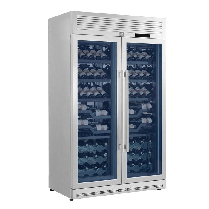FORNO Abruzzo 48" 102 Bottle Dual Zone Wine Cooler FWCDR6610-48S