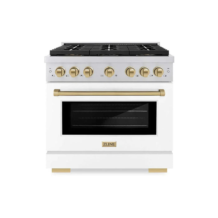 ZLINE 36" Paramount Gas Range DuoPro™ Cooktop, Convection Gas Oven PSGRZ-WM-36-CB09K