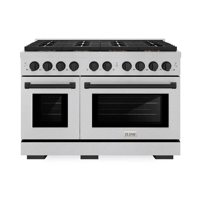 ZLINE 48" Paramount Dual Fuel Range DuoPro™ Cooktop, Dual Ovens PSDRSZ-48-MB09K