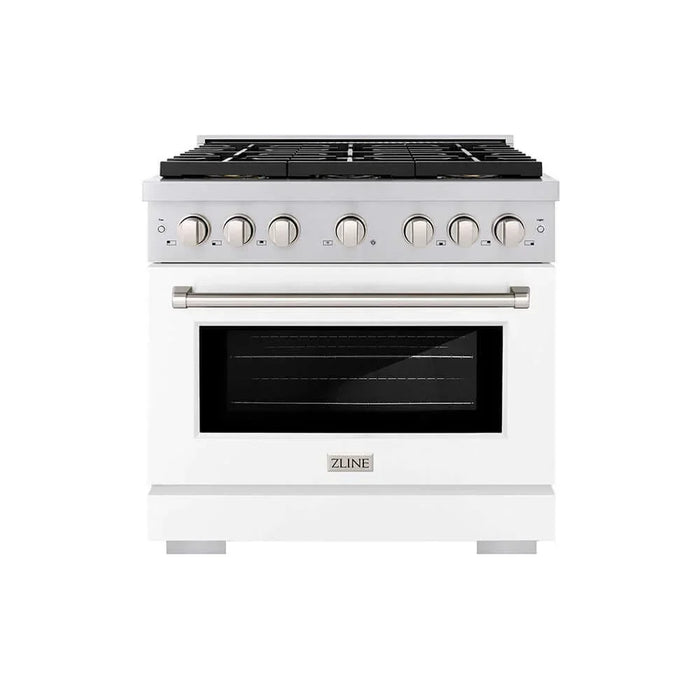 ZLINE 36" Paramount Dual Fuel Range DuoPro™ Cooktop, Electric Convection Oven PSDR-WM-3609K