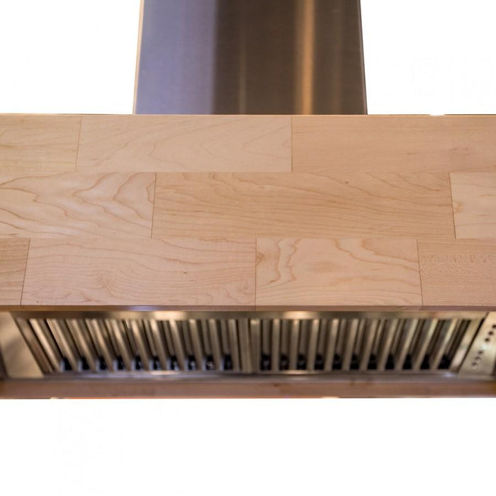 ZLINE 36" Remote Blower Wooden Wall Range Hood, 681M-RD-36 - Farmhouse Kitchen and Bath