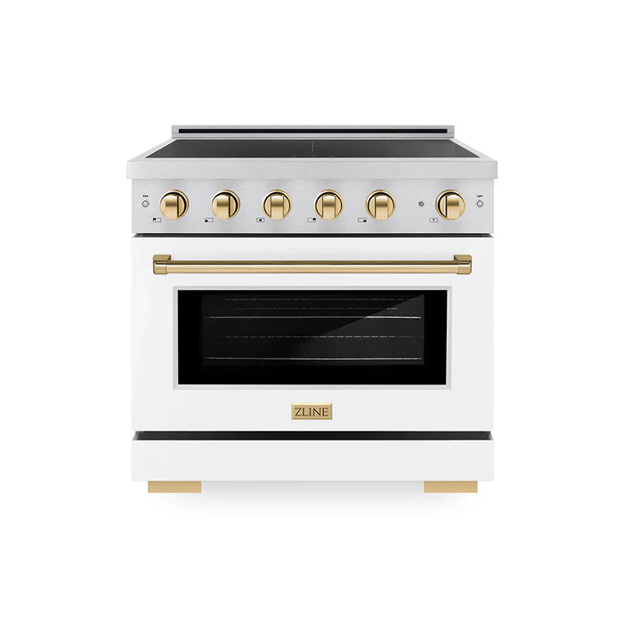 ZLINE Paramount Induction Range, Cooktop, Electric Convection Oven SINRZ-WM