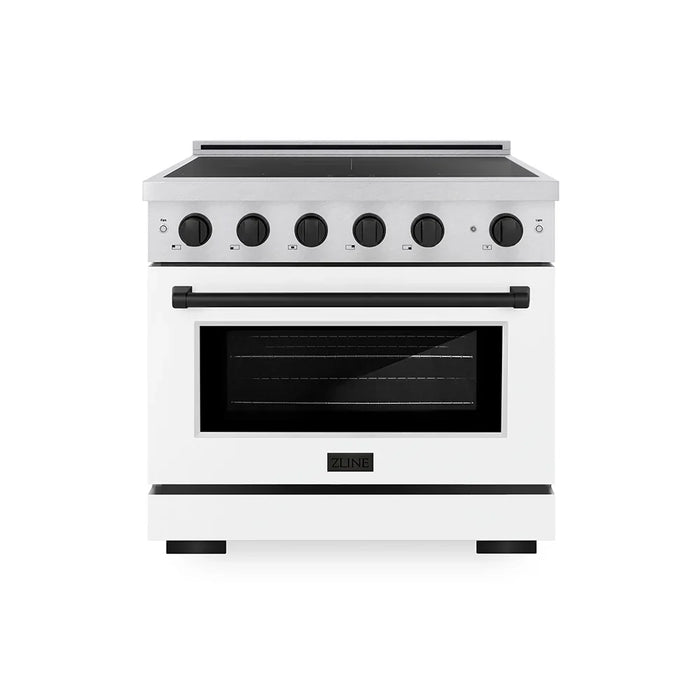 ZLINE Paramount Induction Range, Cooktop, Electric Convection Oven Satin Stainless Steel SINRSZ-WM