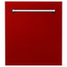 24" Dishwasher with Red Gloss panel, Stainless Tub, DWV - RG - 24 - Farmhouse Kitchen and Bath