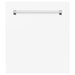 24" Dishwasher with White Matt panel, Stainless Tub, DWV - WM - 24 - Farmhouse Kitchen and Bath