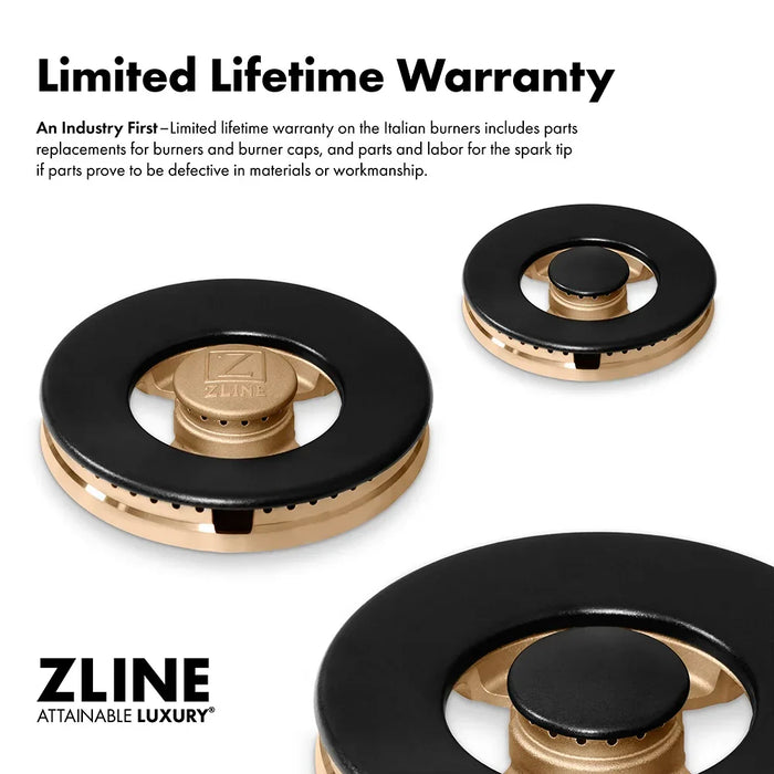 ZLINE 36" Paramount Dual Fuel Range DuoPro™ Cooktop, Electric Convection Oven PSDRS-WM-3609K