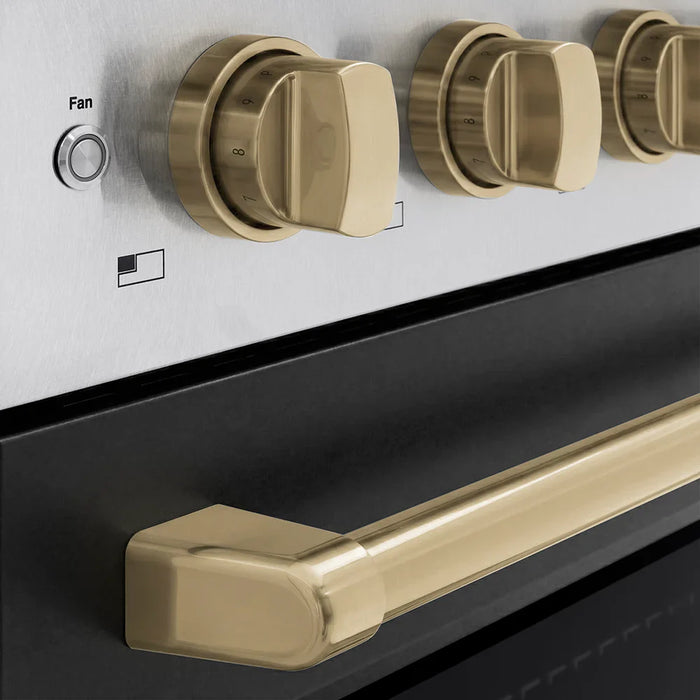 ZLINE Paramount Induction Range, Cooktop, Electric Convection Oven SINRZ-BLM