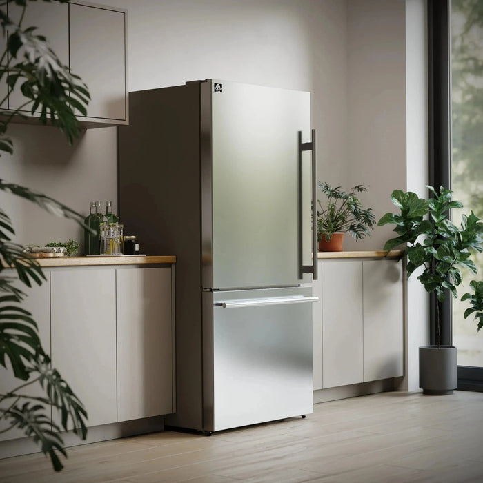 FORNO Espresso Milano 31" Left Swing Refrigerator FFFFD1786-31S