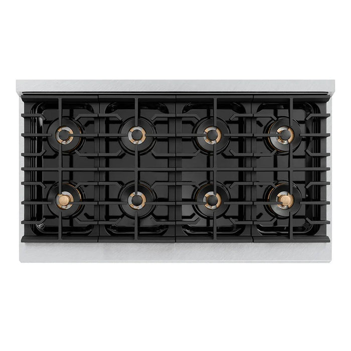 ZLINE 48" Paramount Dual Fuel Range DuoPro™ Cooktop, Dual Ovens PSDRSZ-WM-48-MB09K