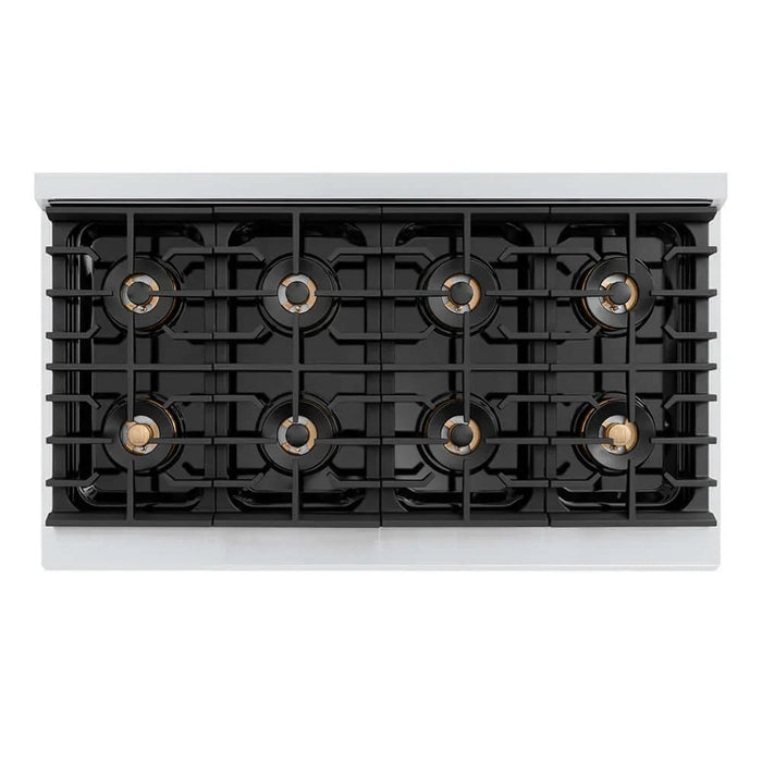 ZLINE 48" Paramount Dual Fuel Range DuoPro™ Cooktop, Dual Ovens PSDRBZ-48-CB09K